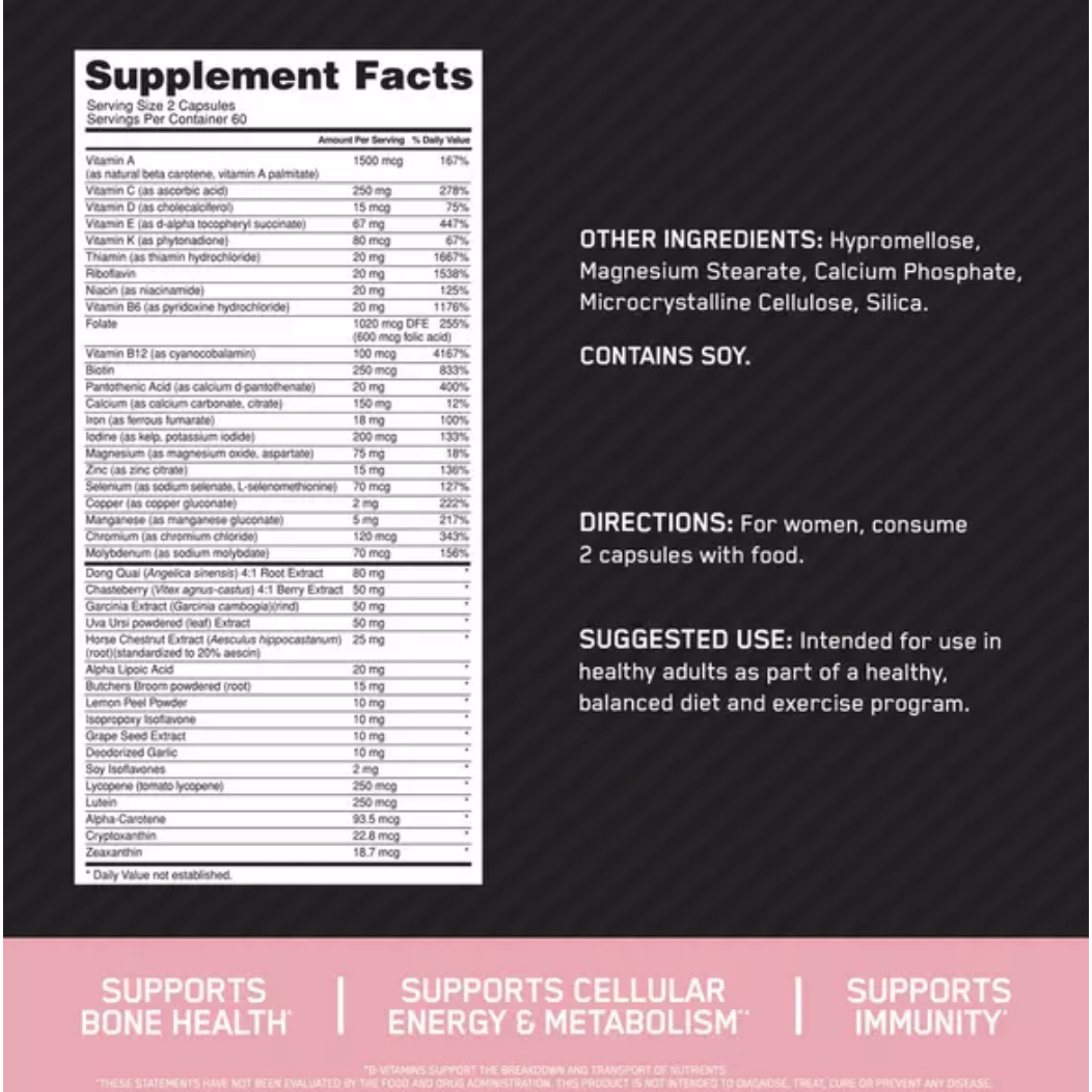 OPTI-WOMEN - Suplefit Mx