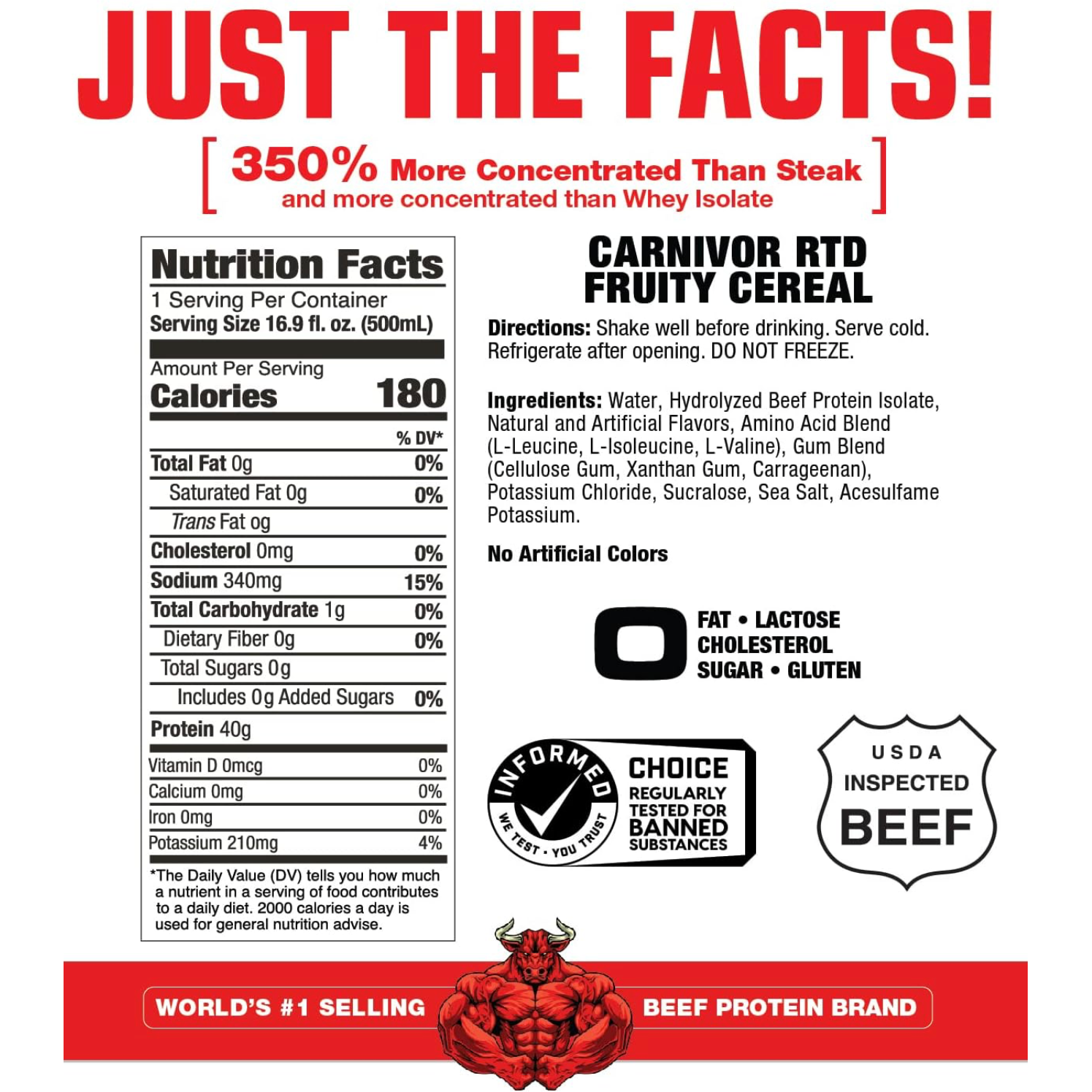 Proteina Liquida Carnivor TO-GO - Suplefit Mx