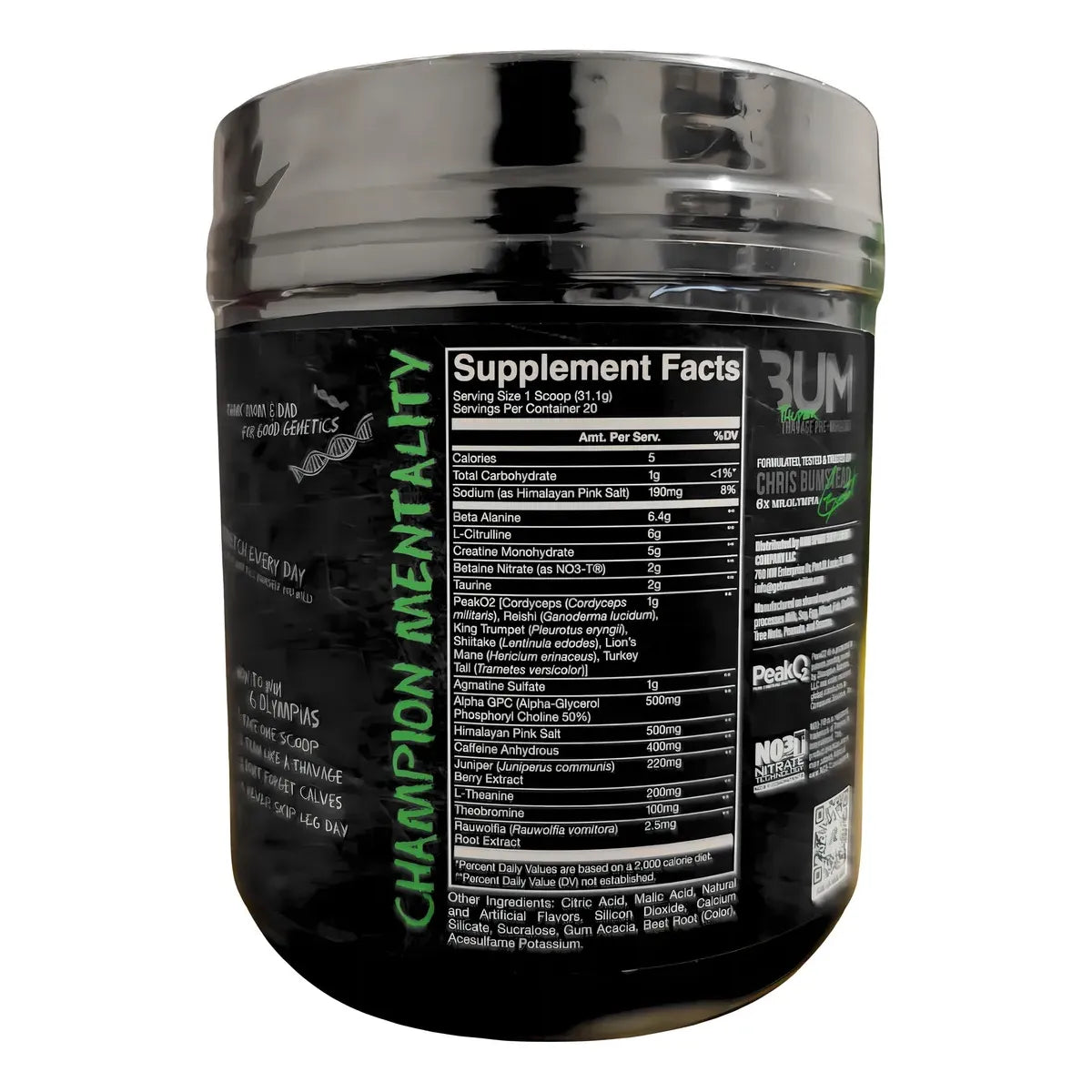 Thuper Thavage PRE-WORKOUT 20 servicios