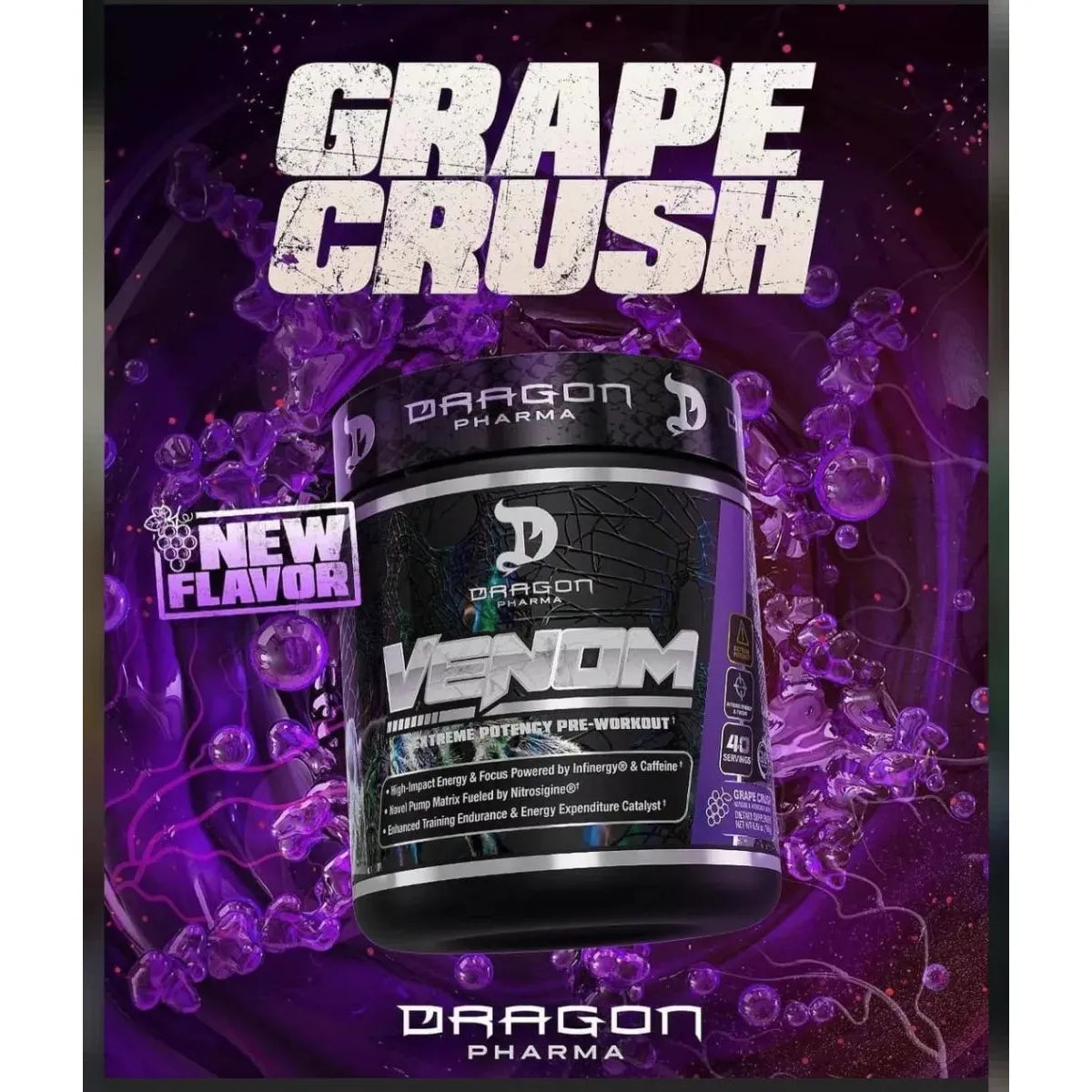 Venom Pre-Workout 40 Servicios