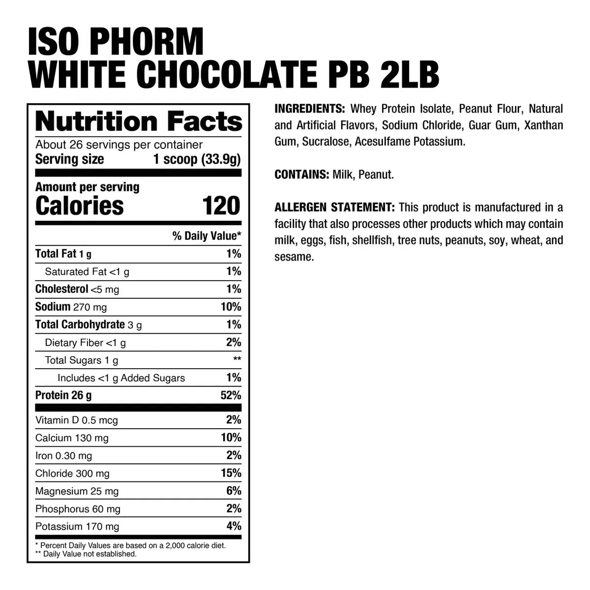ISOPHORM PROTEIN 2LB - Suplefit Mx