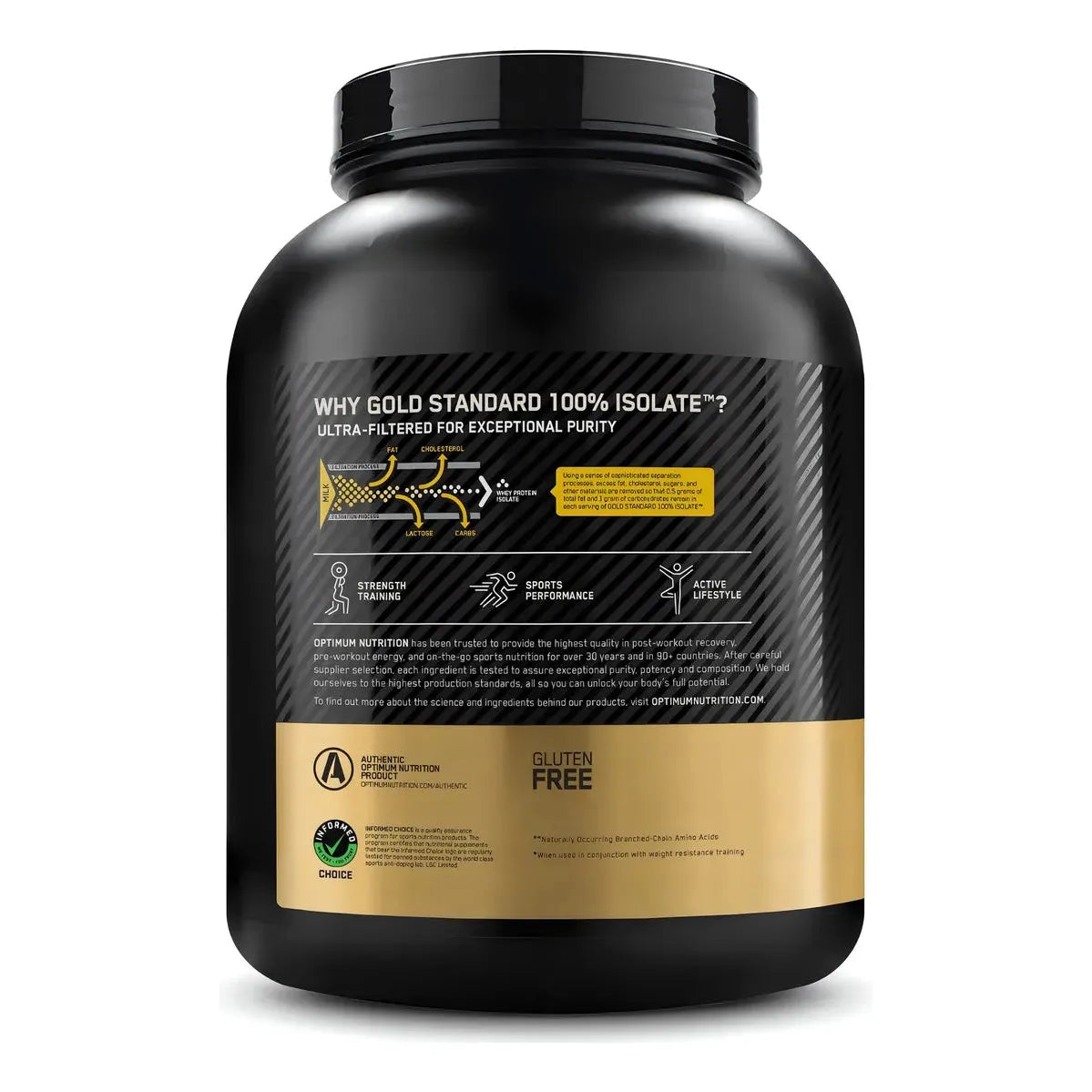 100% Isolate Gold Standard 5LB - Suplefit Mx
