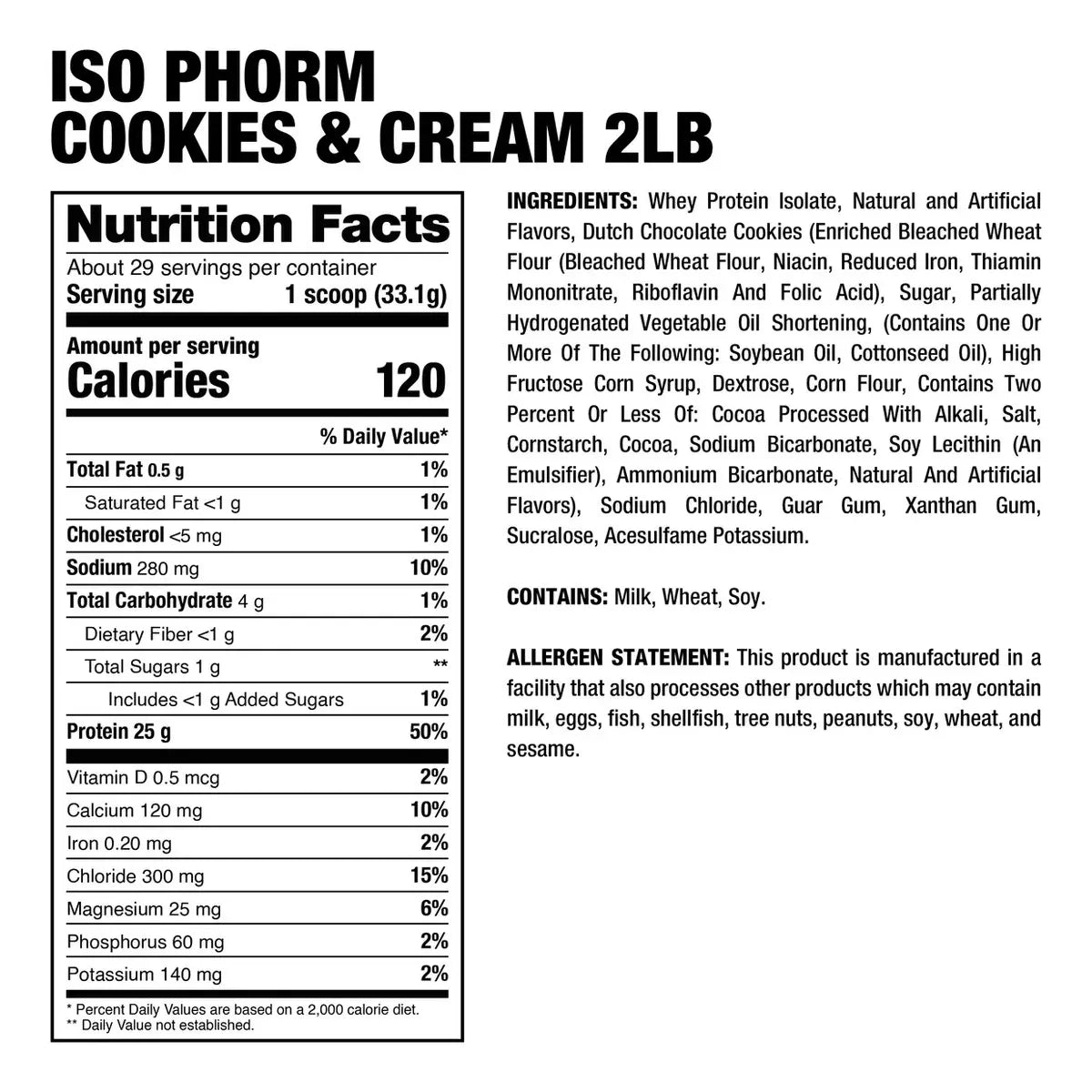 ISOPHORM PROTEIN 2LB - Suplefit Mx