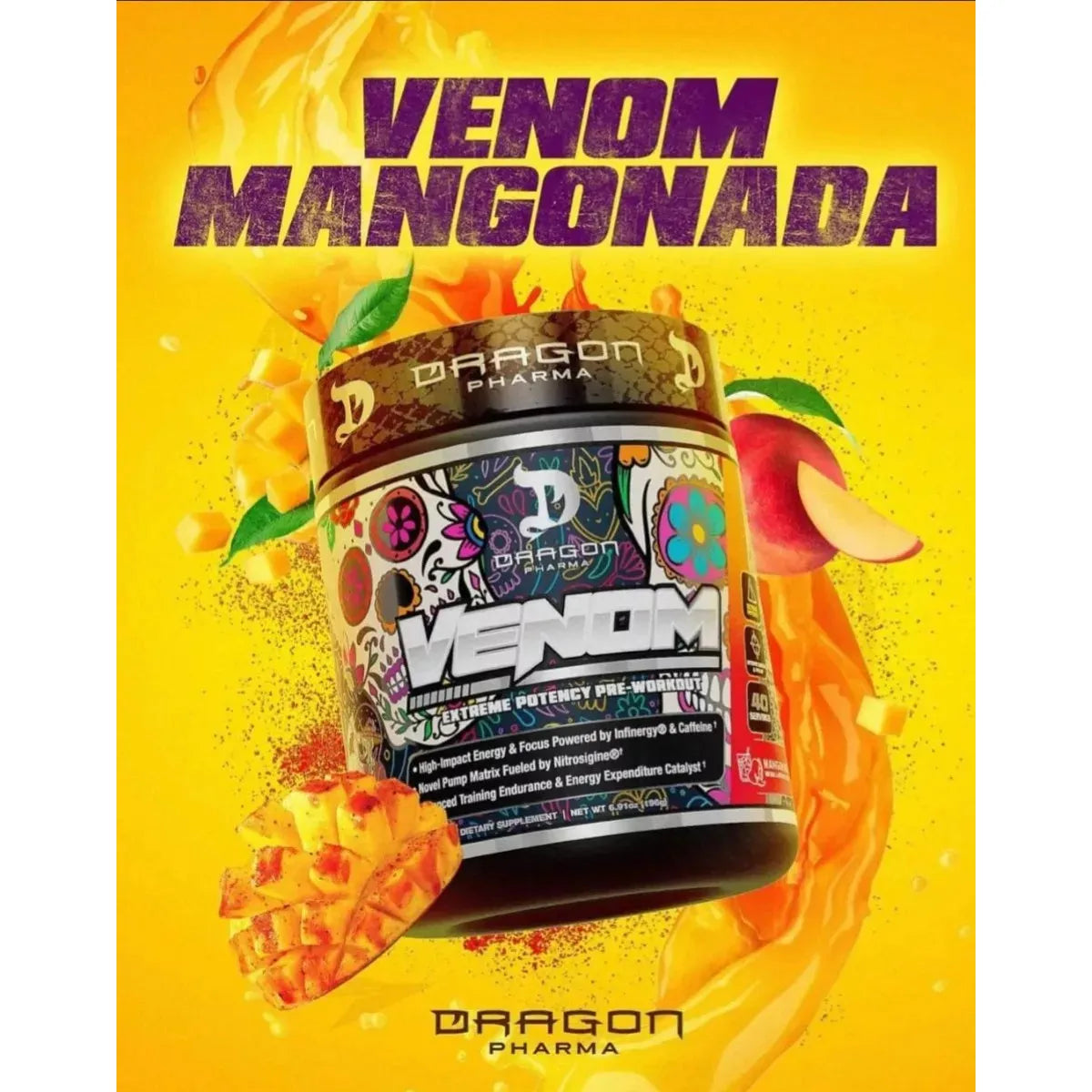 Venom Pre-Workout 40 Servicios