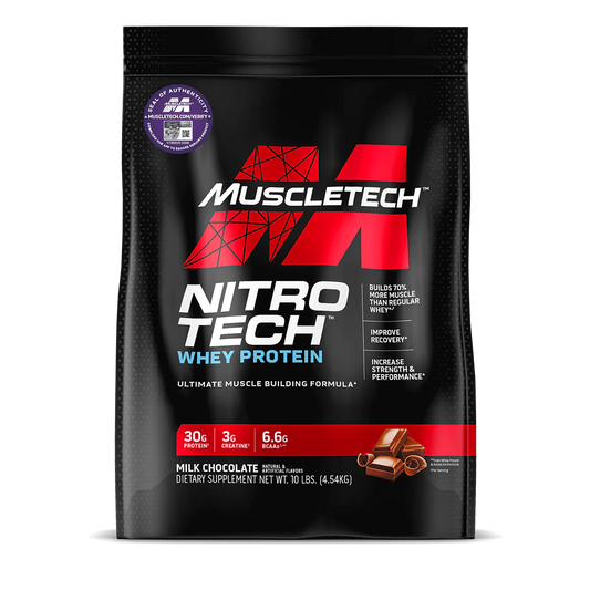 Nitro Tech Whey Protein 10LB