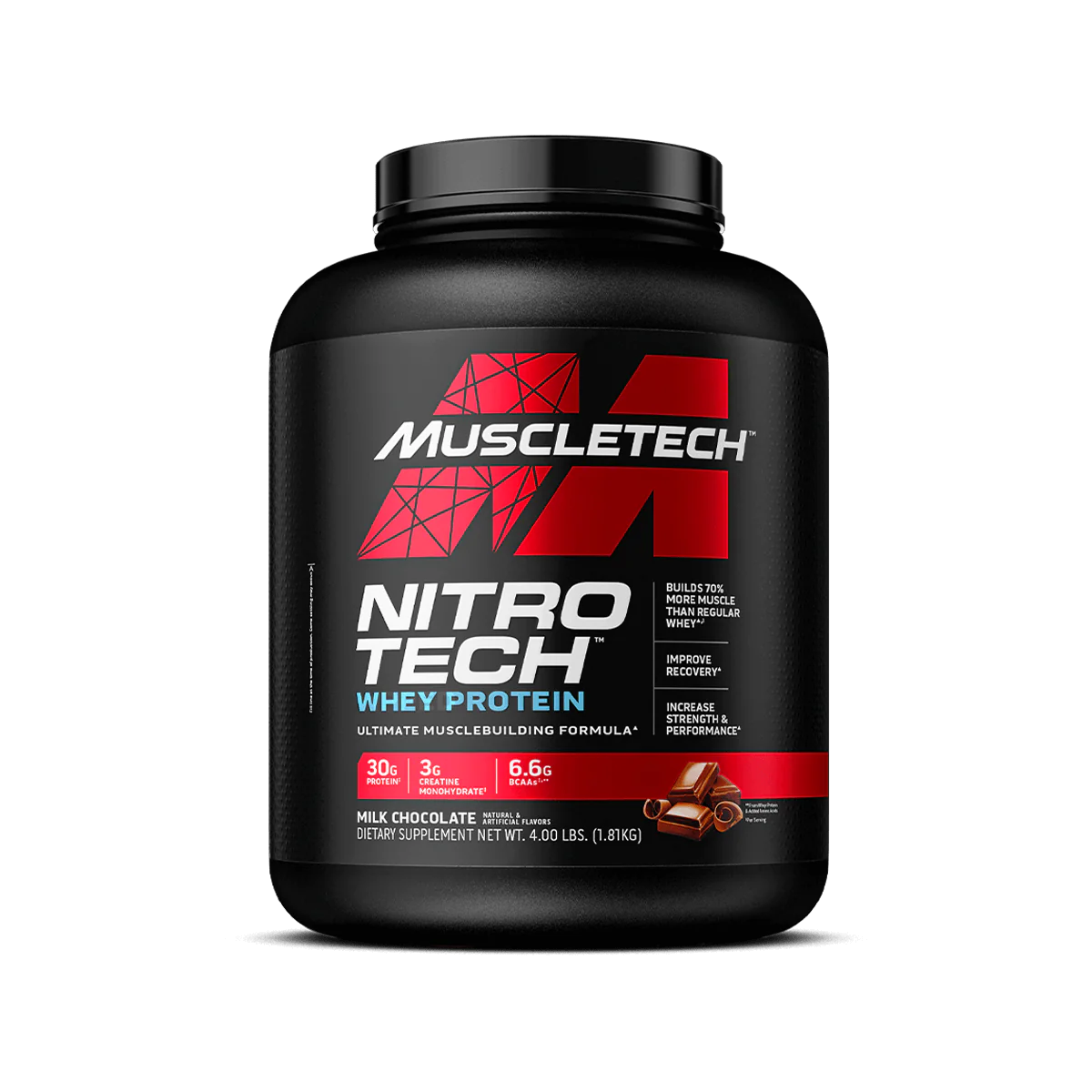 Nitro Tech Whey Protein 4LB