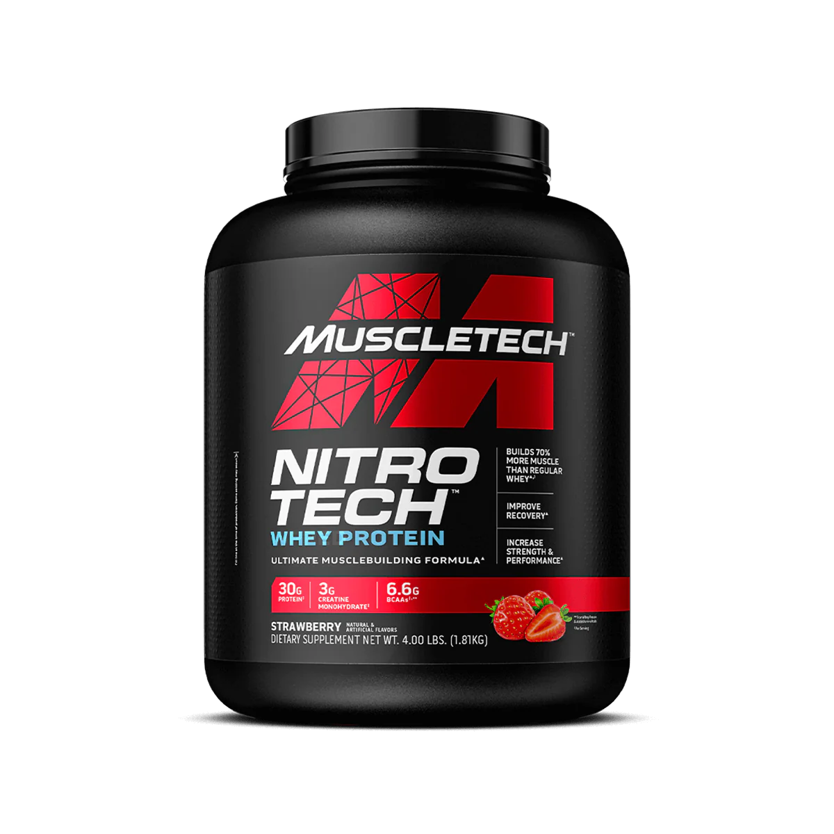 Nitro Tech Whey Protein 4LB