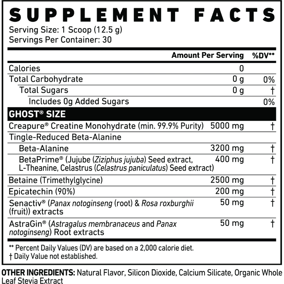 Ghost Size - Suplefit Mx