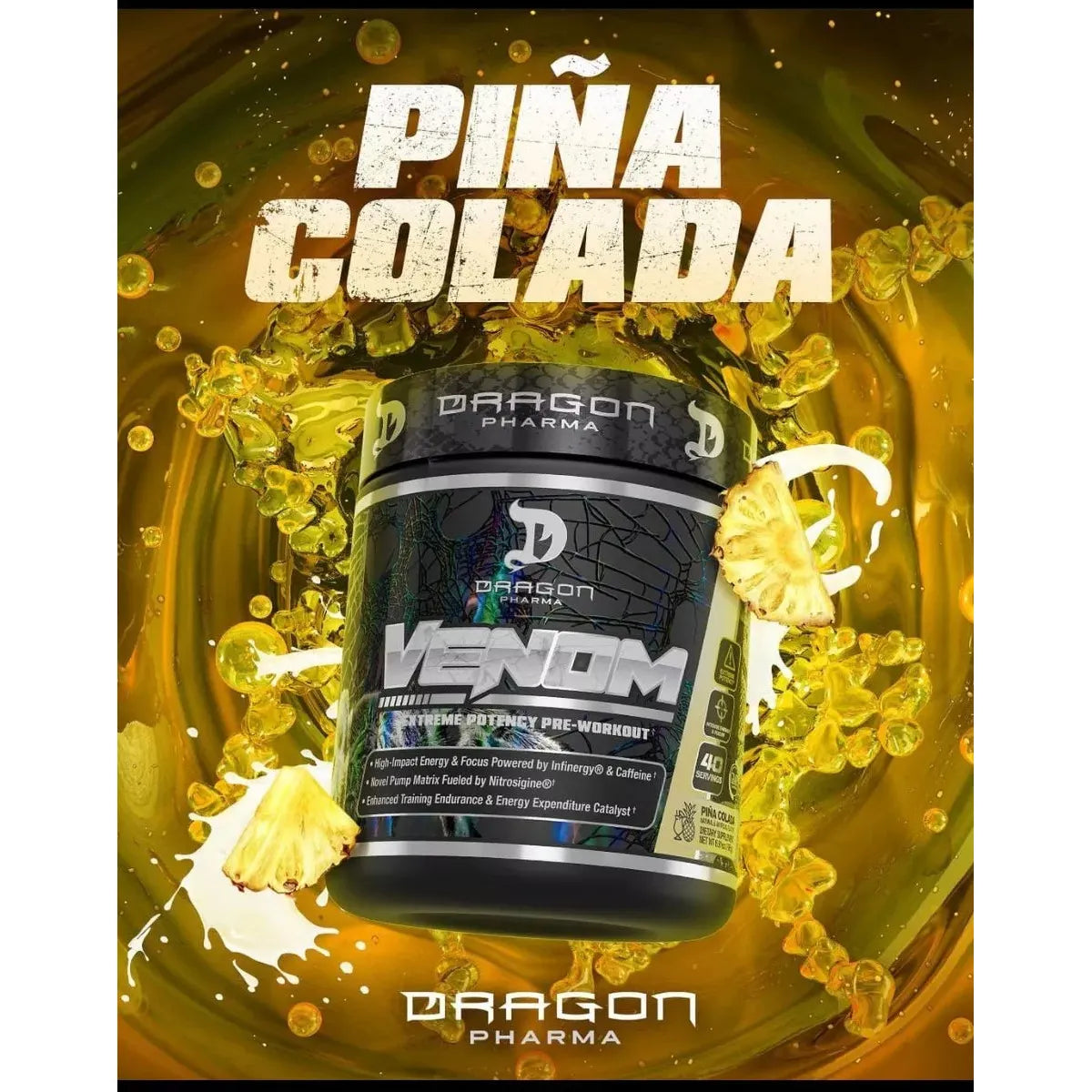 Venom Pre-Workout 40 Servicios