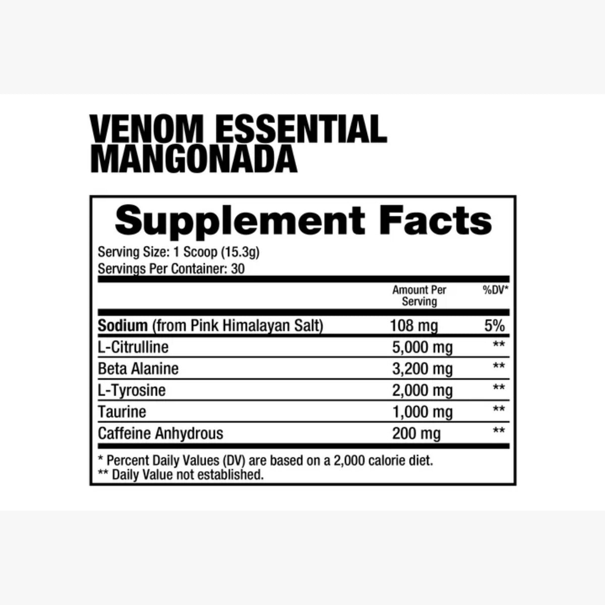 PRE-ENTRENO DRAGON PHARMA VENOM ESSENTIAL 30 SERVICIOS - Suplefit Mx