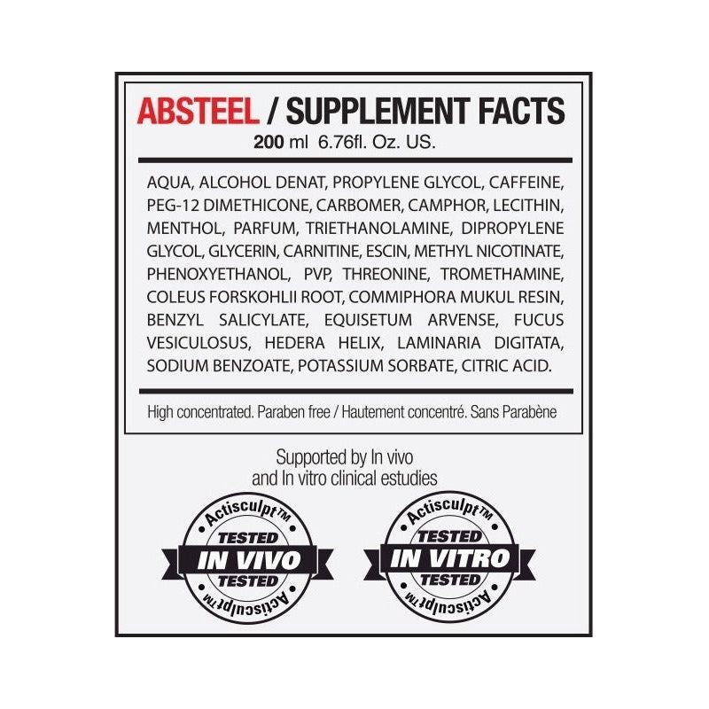 Sculpt Absteel Gel Tonificador 200 Ml Abdomen Dlc Gl1 - Suplefit Mx