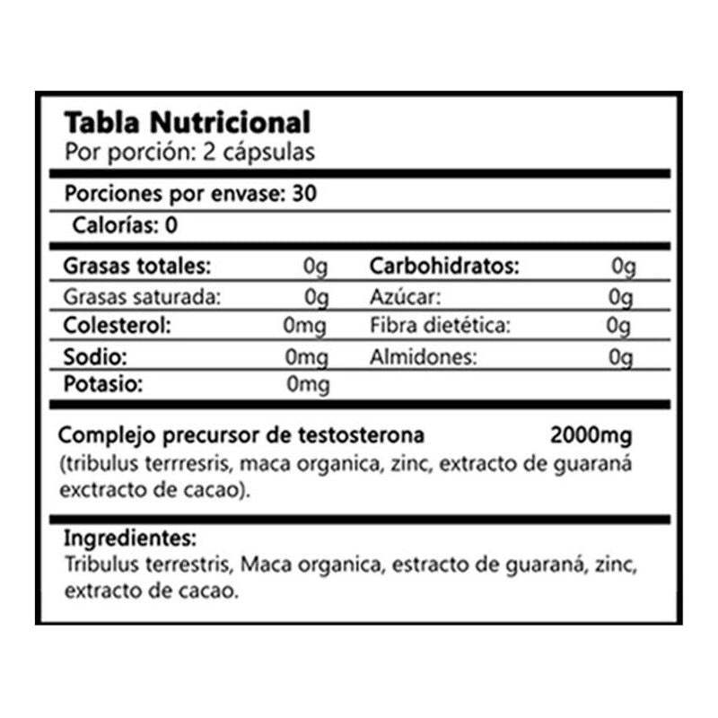Test 60 Capsulas Gorilla Labs - Suplefit Mx