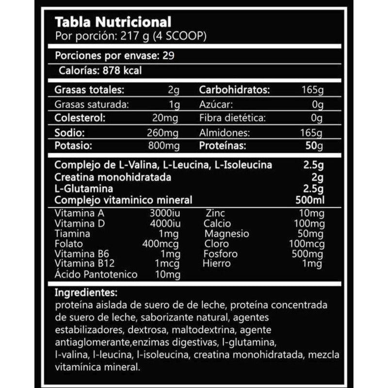 Mass Gainer 14lb Gorilla Labs - Suplefit Mx