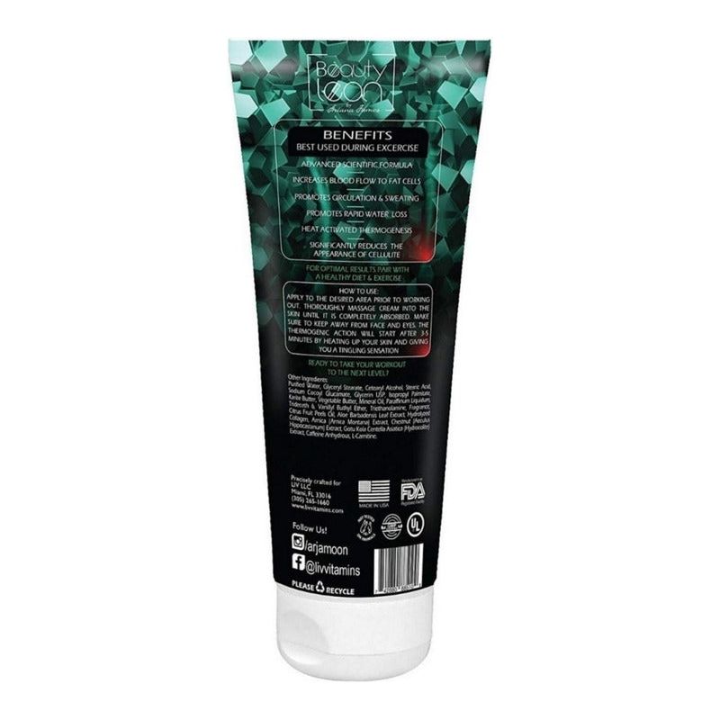 Crema Reductora Lean Ariana James Crema Abdomen Fitness Gym - Suplefit Mx